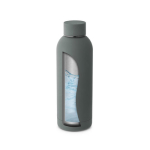 Double-walled leak-proof steel thermos bottle, 500ml dark grey colour fifth view
