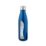 Vacuum-insulated stainless steel bottle, 500 ml blue colour fourth view
