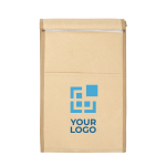 Paper cooler bag with lined compartment, 4 L, Lunch main view