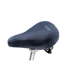 Recycled bike saddle cover in various colours navy-blue colour image with logo 4
