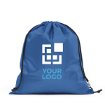 Promotional drawstring bag made of recycled plastic main view