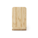 Wireless charging station & bamboo pen holder, iPhone & Android