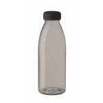 Plastic bottle made of RPET, BPA free, in many colours, 500 ml transparent grey colour