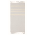 Recycled beach towel, sustainable, 140 g/m2 grey colour