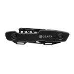 Multifunction promotional pocket knife black colour