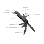Multifunction promotional pocket knife black colour