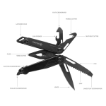 Custom multifunction pliers for promotions black colour