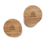 Large salt and pepper mills set for event giveaways brown colour