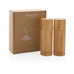 Large salt and pepper mills set for event giveaways brown colour