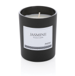 Scented candle in elegant promotional glass black colour