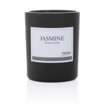 Scented candle in elegant promotional glass black colour