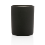 Scented candle in elegant promotional glass black colour