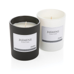 Scented candle in elegant promotional glass black colour