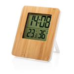 Budget promotional weather station with 3 functions brown colour