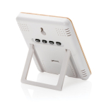 Budget promotional weather station with 3 functions brown colour