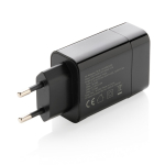 30 W wall adapter for ultra-fast charging, Philips black colour