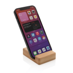 Bamboo square bamboo office phone stand brown colour second view