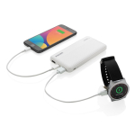 Long-lasting power bank with dual USB, 10,000 mAh, Philips white colour