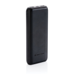 Long-lasting power bank with fast charge, 20,000 mAh black colour