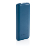 Long-lasting power bank with fast charge, 20,000 mAh blue colour
