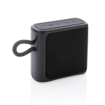Waterproof, branded speaker with call-answering function black colour