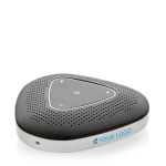 High-quality 360° conference speaker with microphone black colour