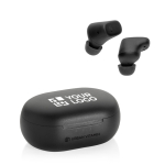 High-quality in-ear headphones with noise isolation and touch control black colour