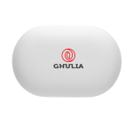 High-quality in-ear headphones with noise isolation and touch control white colour