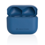 Durable noise-cancelling headphones with mic blue colour