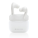 Durable noise-cancelling headphones with mic white colour