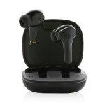 Compact high-quality earbuds with touch control black colour