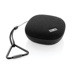 Compact waterproof speaker, resistant up to 1 metre, IPX7 black colour