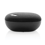 Compact waterproof speaker, resistant up to 1 metre, IPX7 black colour