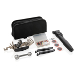 Complete bicycle repair kit set black colour