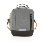 Urban-style cooler bag, holds up to 12 cans dark grey colour