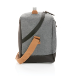 Urban-style cooler bag, holds up to 12 cans dark grey colour