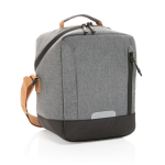 Urban-style cooler bag, holds up to 12 cans dark grey colour