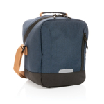 Urban-style cooler bag, holds up to 12 cans navy-blue colour