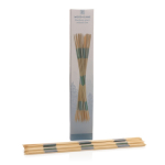 Giant Mikado game set in cotton presentation pouch brown colour