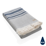 Large quick-dry, highly absorbent cotton towel navy-blue colour