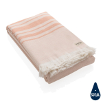 Large quick-dry, highly absorbent cotton towel coral colour