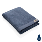High-absorption spa-style bath towel, 500 g/m² blue colour