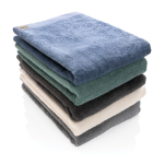 High-absorption spa-style bath towel, 500 g/m² blue colour