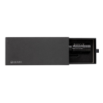 Custom aluminium USB rechargeable flashlight black colour