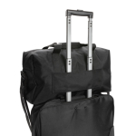 Recycled polyester weekend bag, Swiss Peak black colour