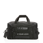Recycled polyester weekend bag, Swiss Peak black colour
