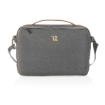 Minimalist eco briefcase, printable, 15.6” dark grey colour