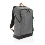 Corporate versatile backpack in recycled polyester dark grey colour