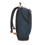 Corporate versatile backpack in recycled polyester navy-blue colour