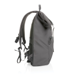 Waterproof branded laptop backpack for 15.6” dark grey colour
